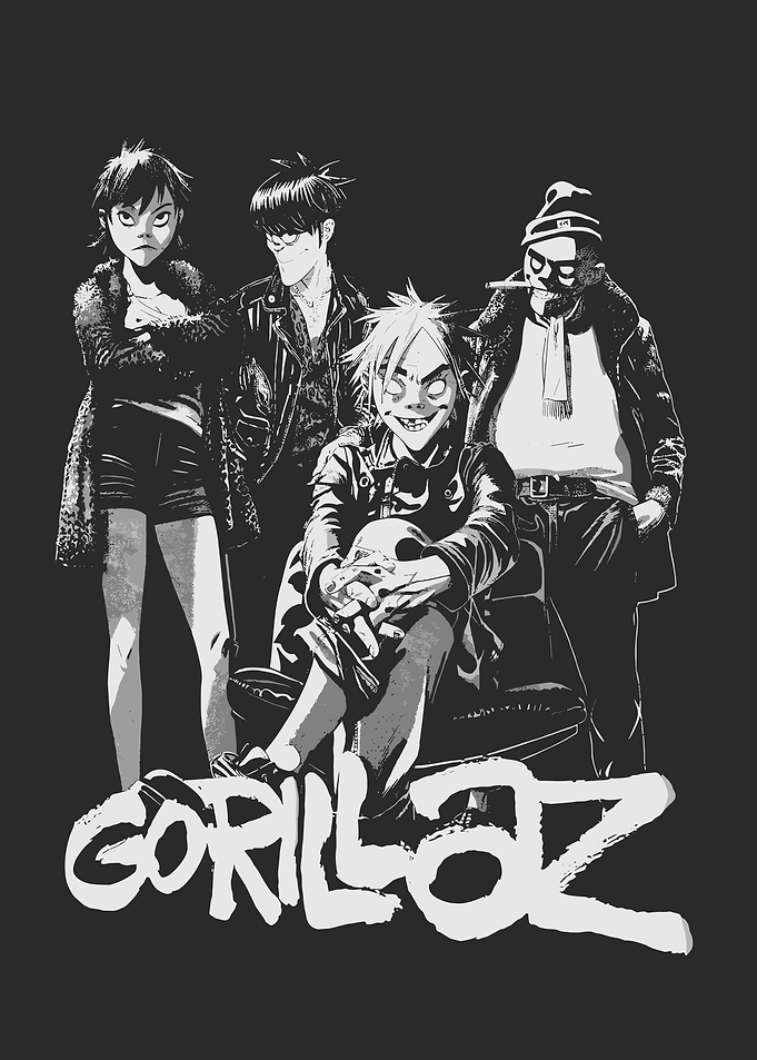 Gorillaz Band Members and Logo