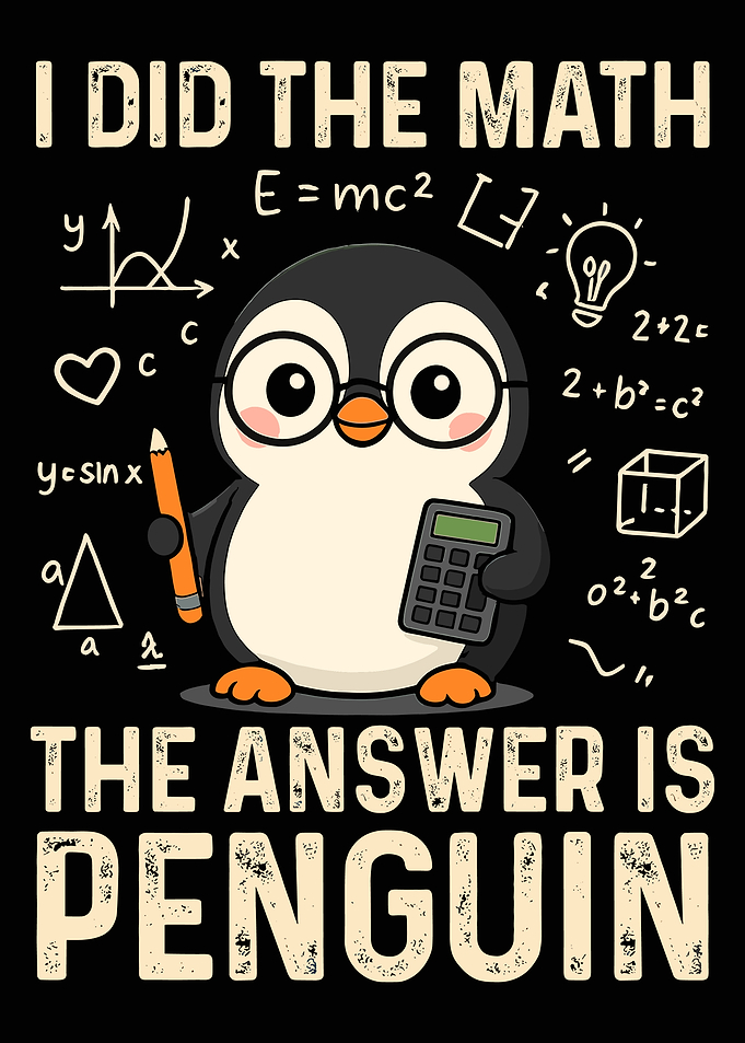 Math Penguin with Calculator