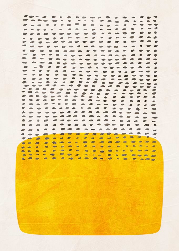 Abstract Yellow and Black Pattern