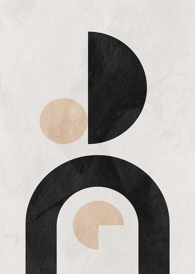 Abstract Geometric Shapes Art