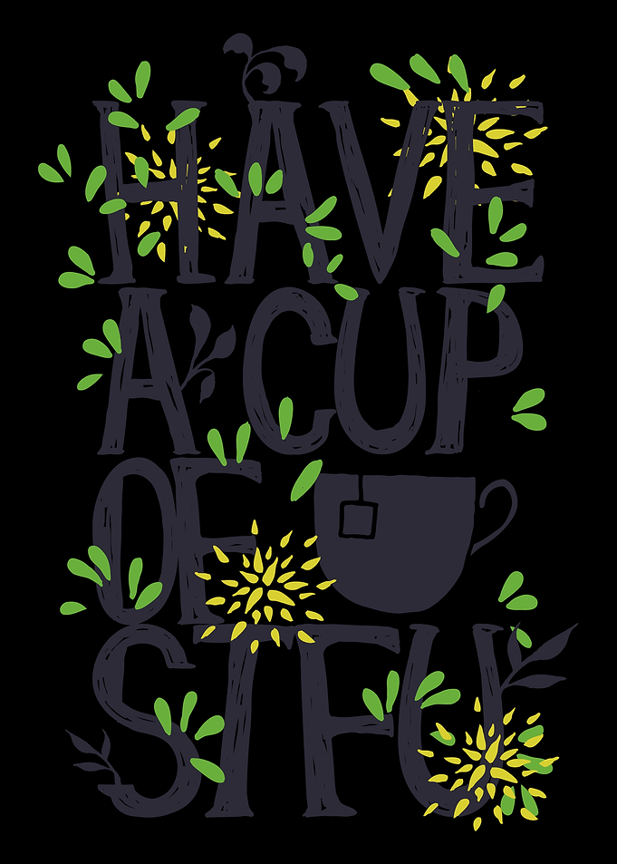 Have a cup of tea text art