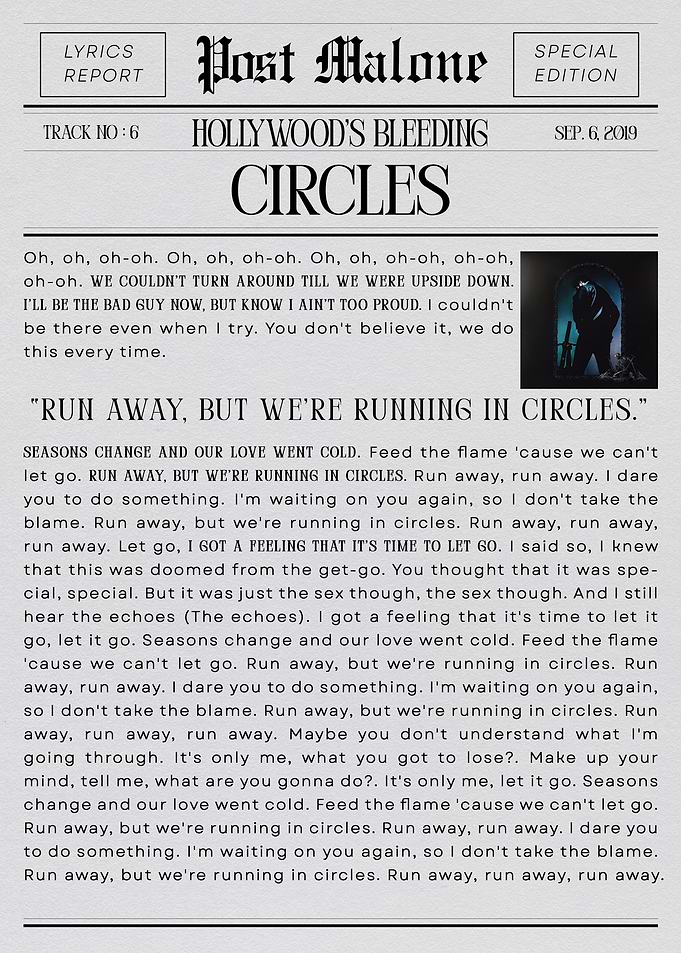 Post Malone Circles