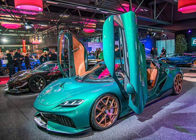 Exotic Sports Cars at Auto Show