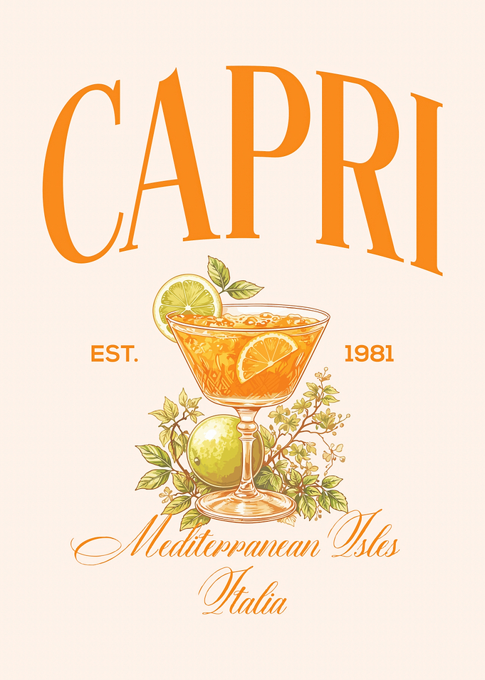 Capri Mediterranean Isles Italia Cocktail