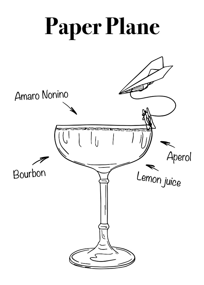 Paper Plane Cocktail Recipe