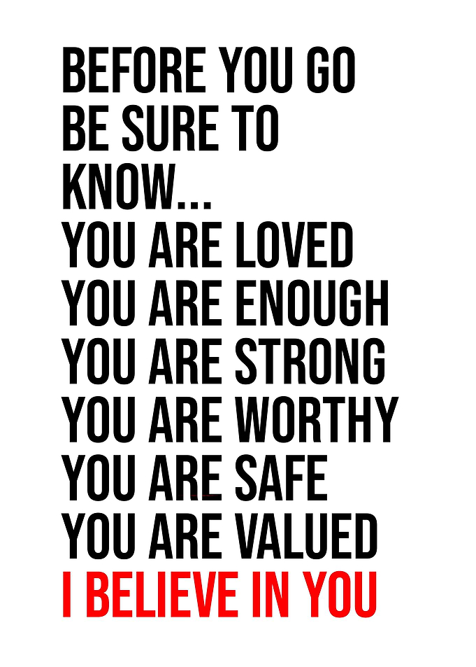 Inspirational Text Art