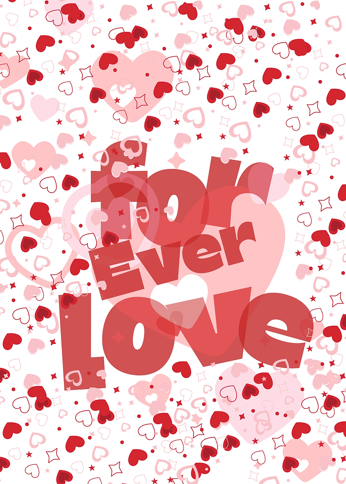Forever Love Text Art