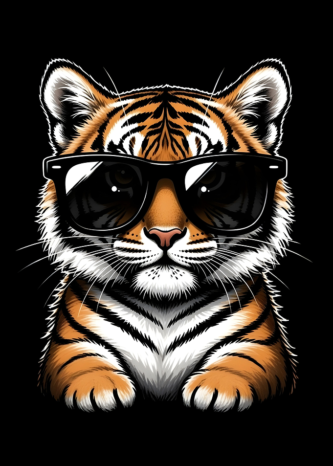 Cool Tiger Wearing Sunglasses