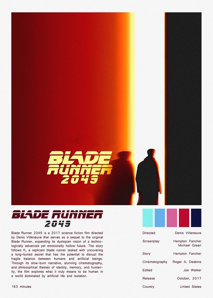 Blade Runner 2049 Minimalist Poster