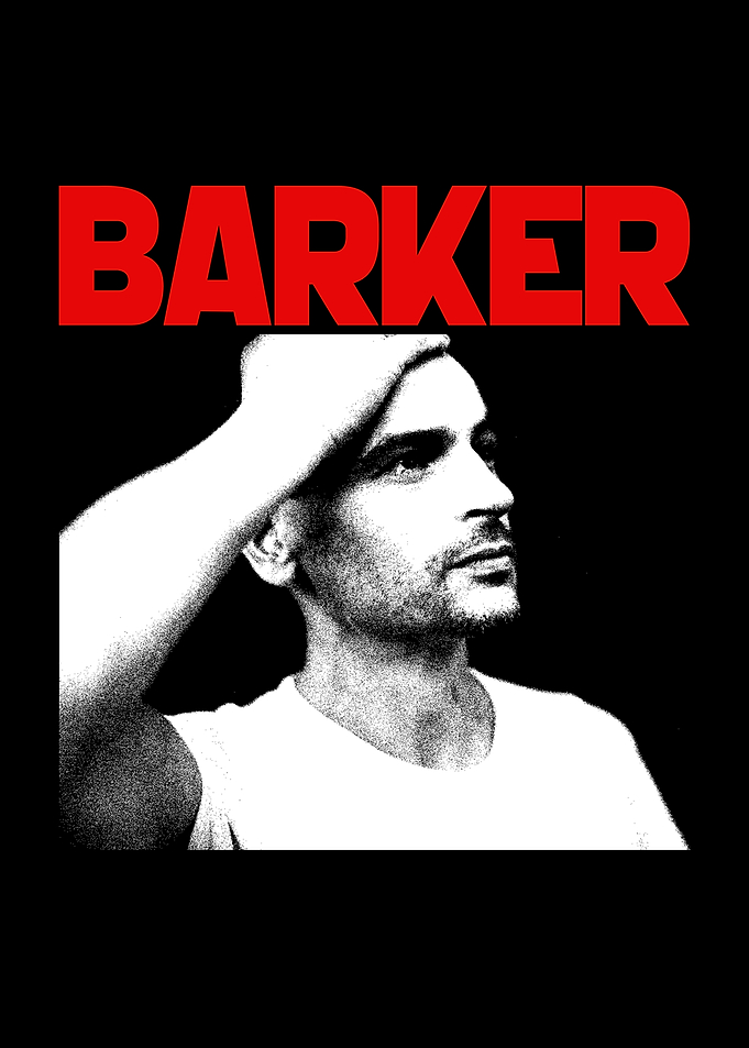 Red Text Portrait