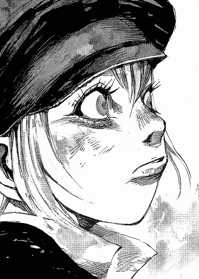 Manga Style Portrait of a Young Woman