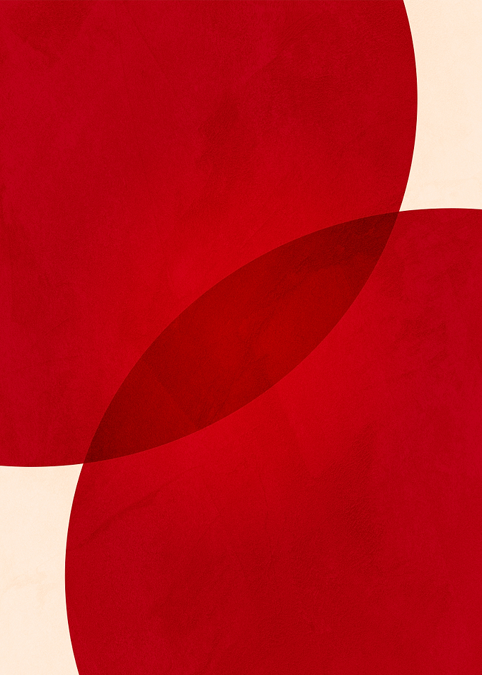 Abstract Red Circles