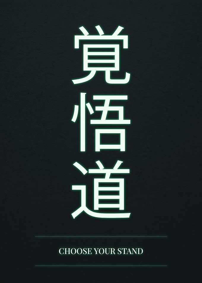 Japanese Kanji 'Choose Your Stand'