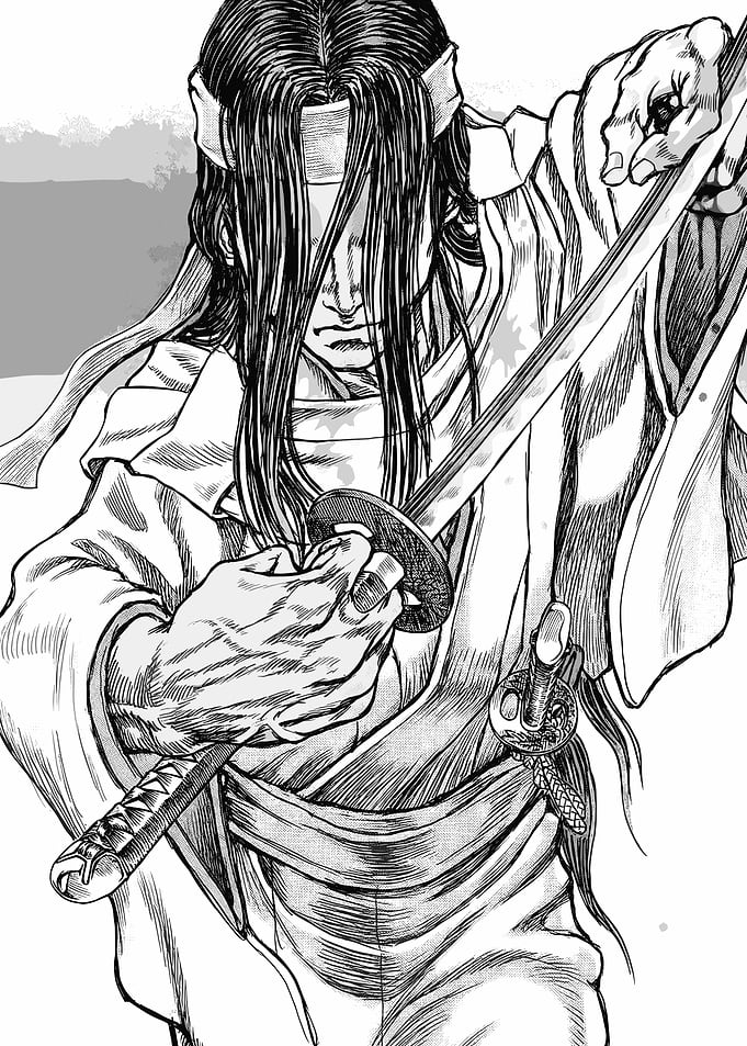 Samurai Warrior with Katana
