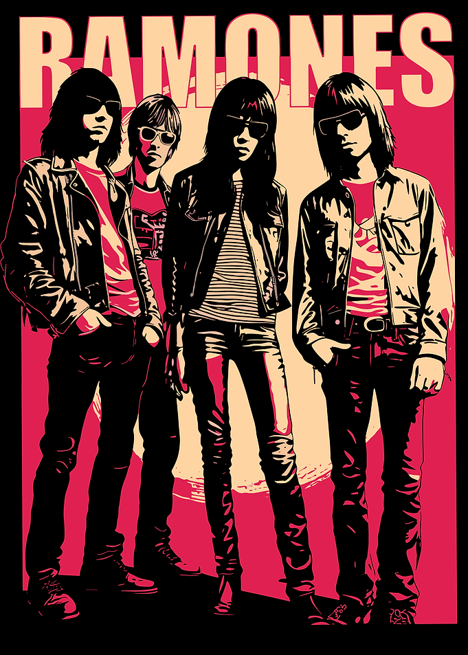Ramones Band Poster