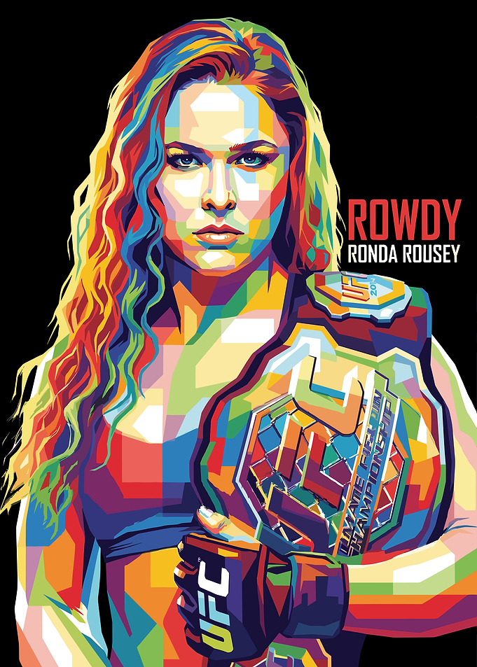 Ronda Rousey Pop Art Championship