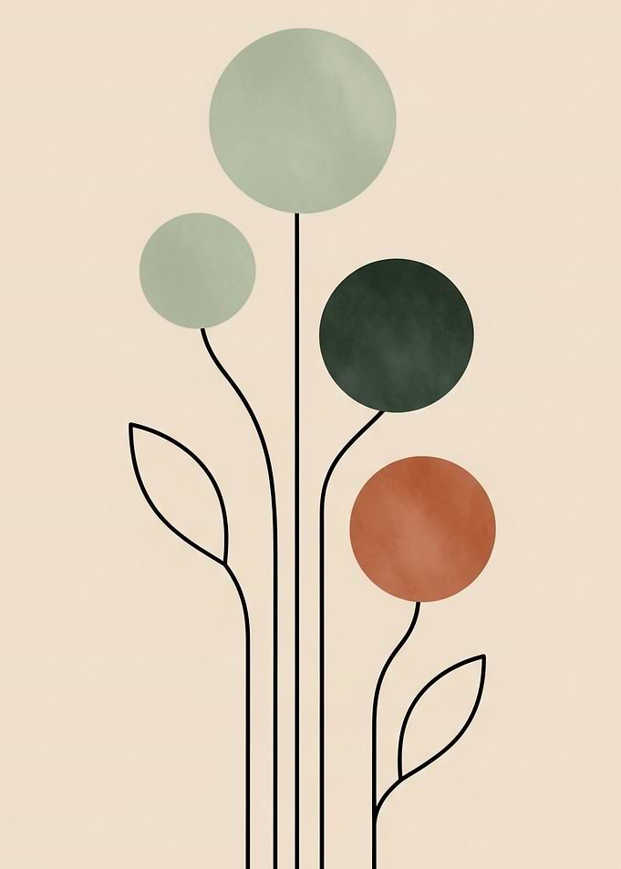 Abstract Floral Art