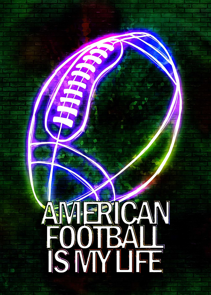 American Football is My Life Neon Art