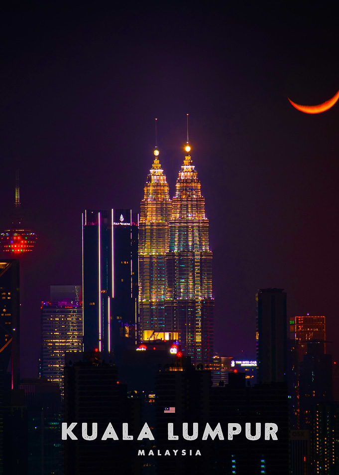 Kuala Lumpur Skyline at Night