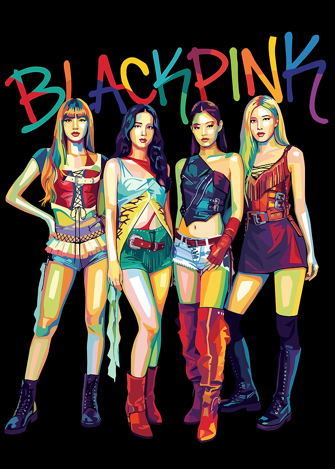 Blackpink Pop Art Style