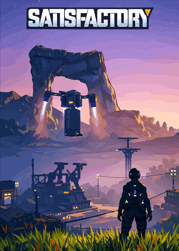 Satisfactory Game Poster