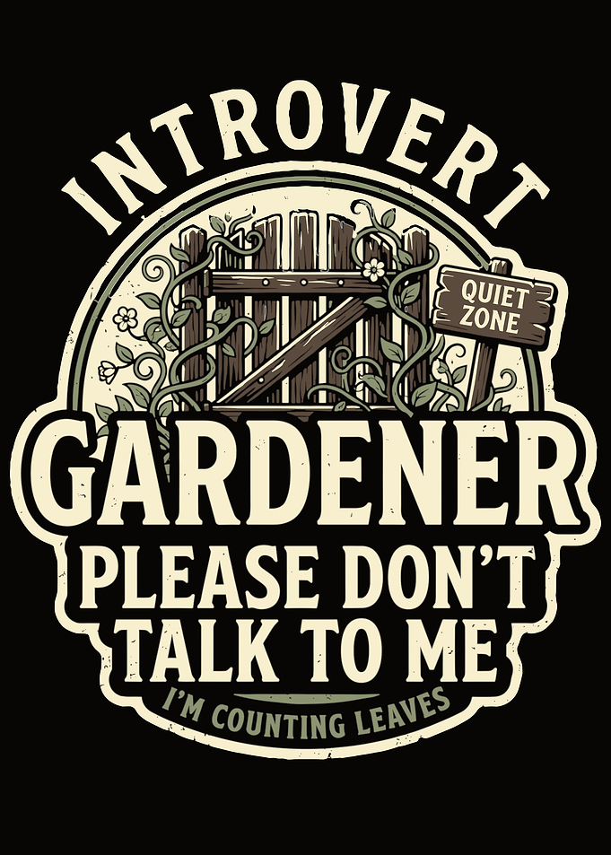 Introvert Gardener Quiet Zone