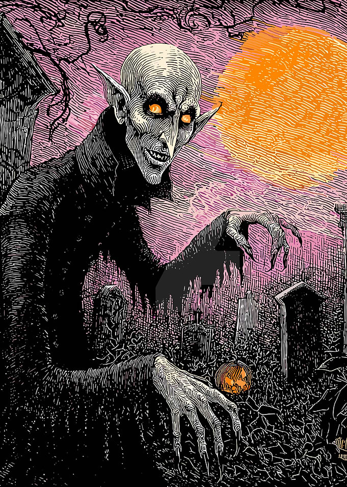 Vampire in a Graveyard