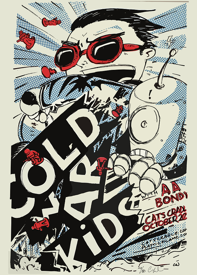 Cold Kid Robot Comic Poster