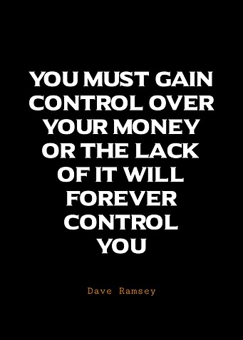 Dave Ramsey Money Control Quote