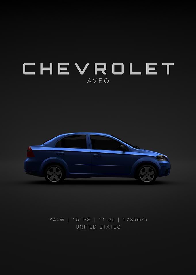 Chevrolet Aveo Side Profile