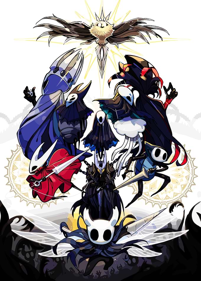 Hollow Knight Characters Gathering