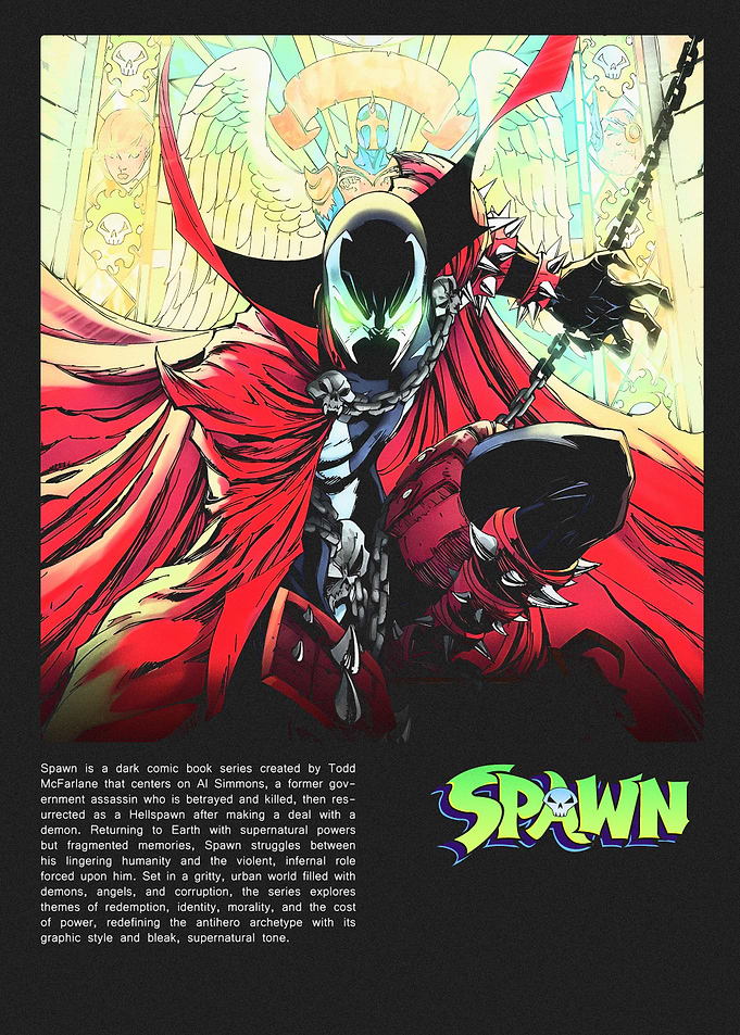 Spawn Comic Book Art
