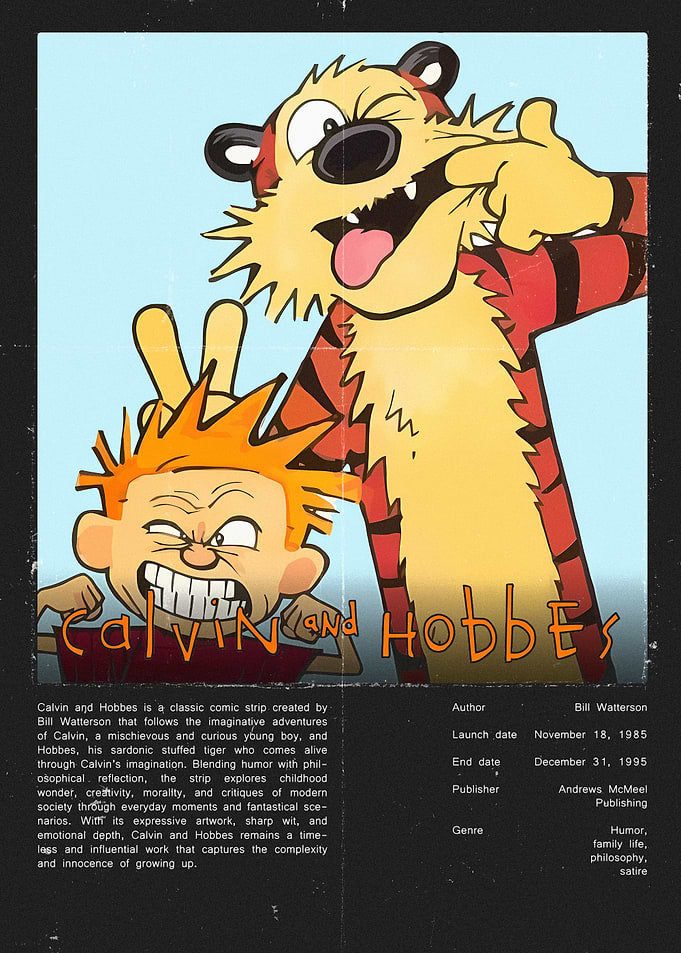 Calvin and Hobbes Comic Art
