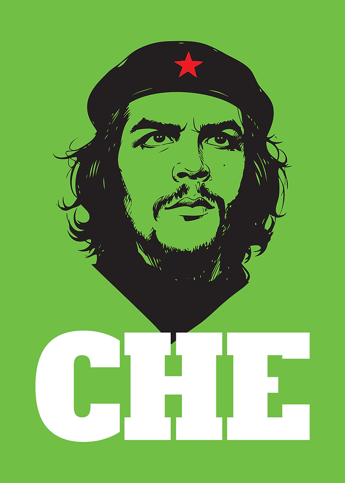 Cyber-Lime Guevara: High-Voltage Icon Pop Art