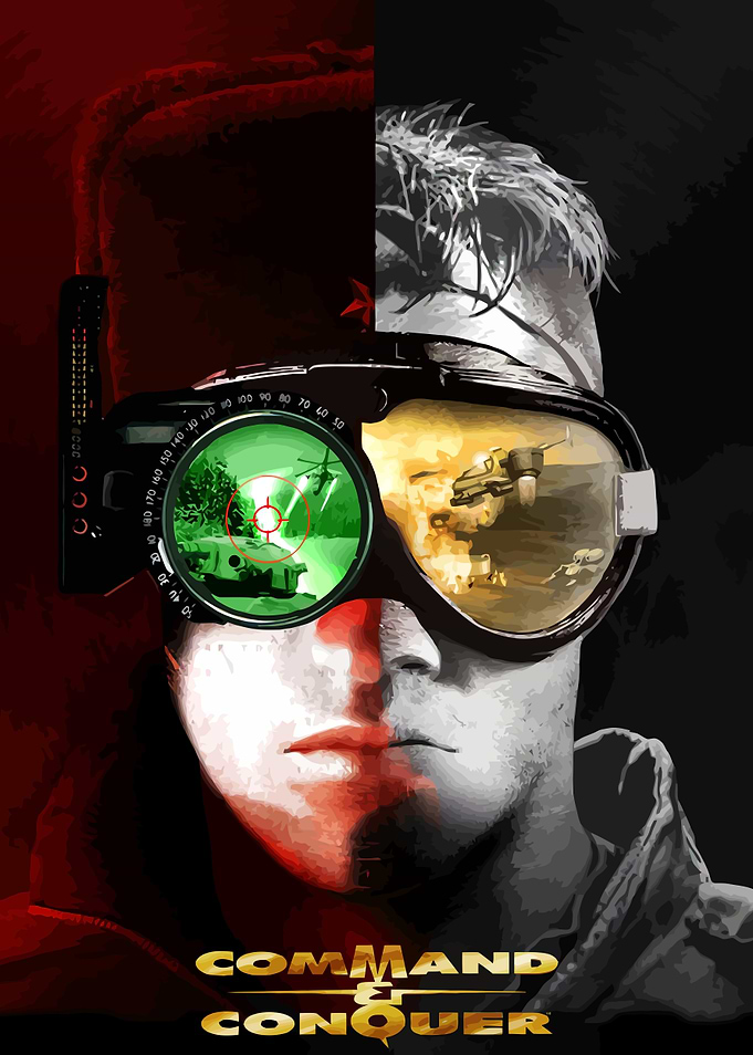 Command & Conquer Game Art Poster
