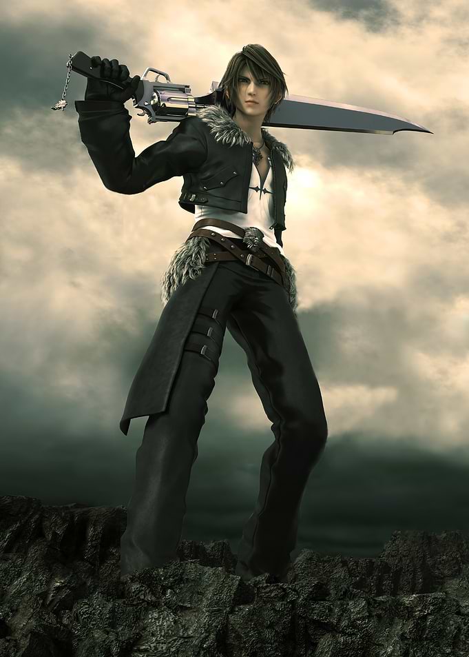 Squall Leonhart with Gunblade