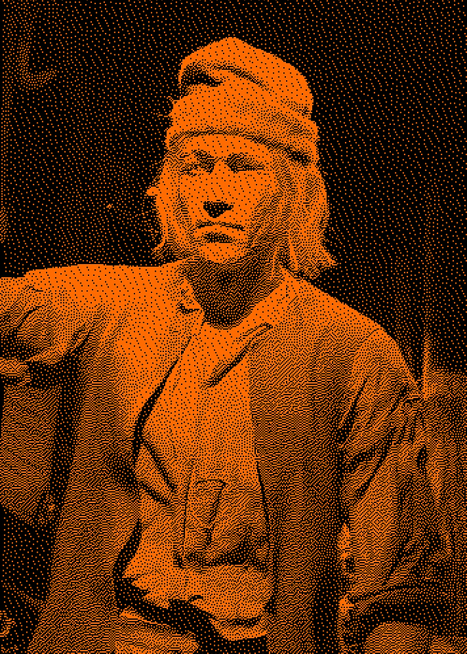 Man in Orange Turban and Jacket