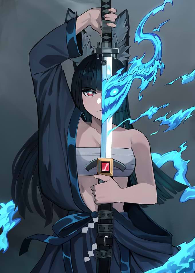 Girl with Sword
