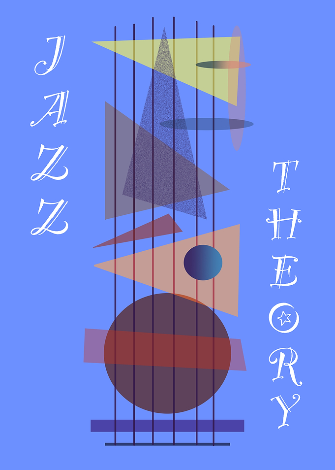 Jazz Theory Abstract Guitar Art