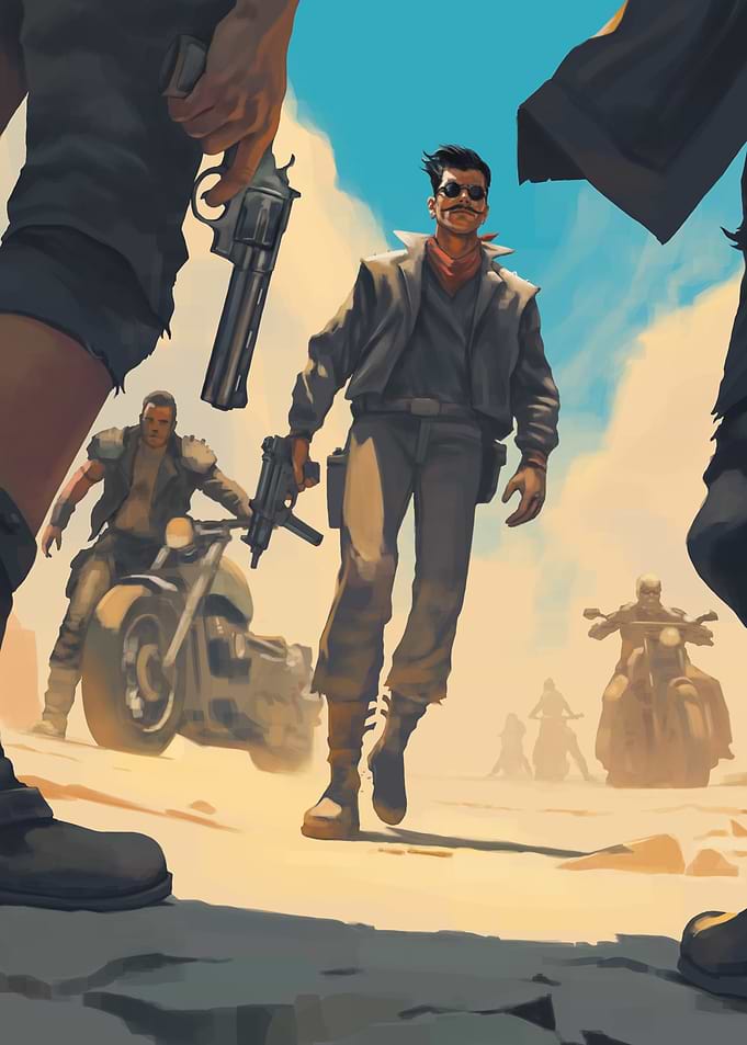 Cyberpunk Aldecado Allies: Nomad Santiago