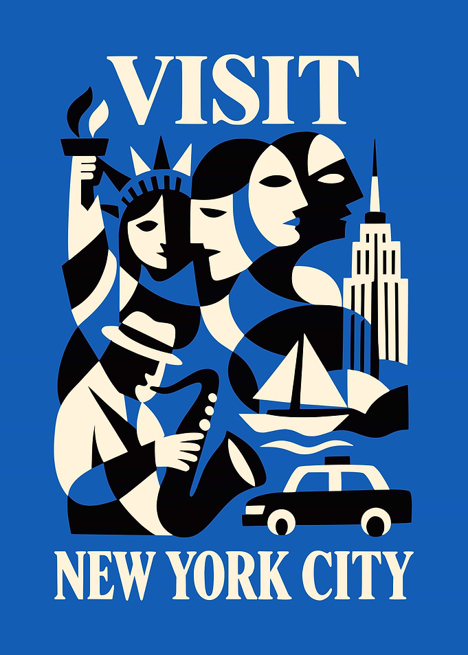 Visit New York City Poster