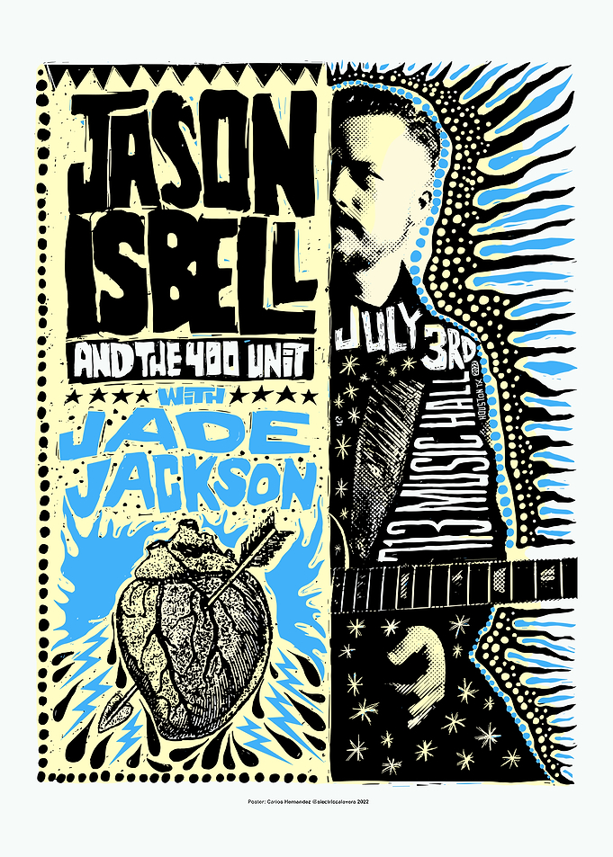 Jason Isbell and the 400 Unit Concert Poster