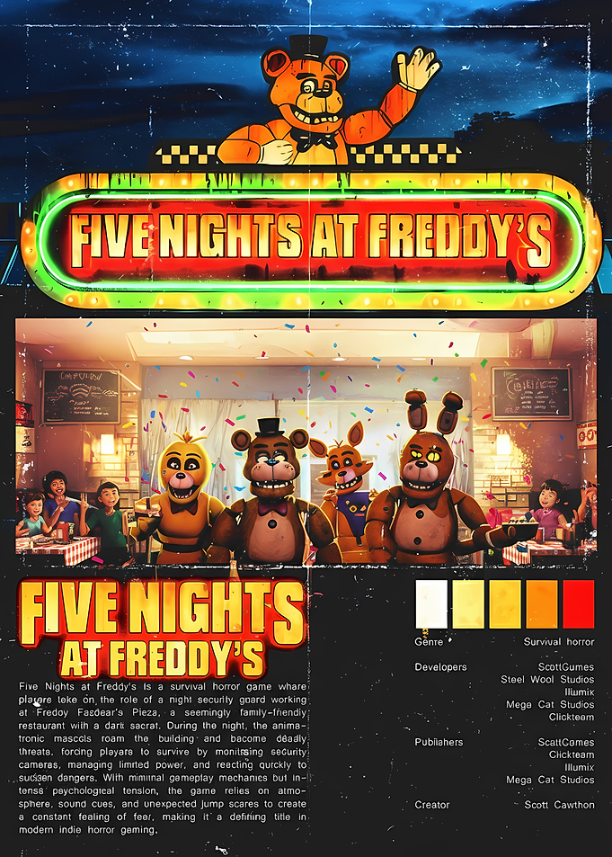 Five Nights at Freddy's Game Poster