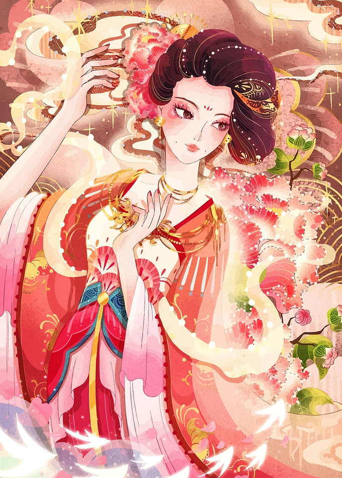 Elegant Woman in Traditional Japanese Attire