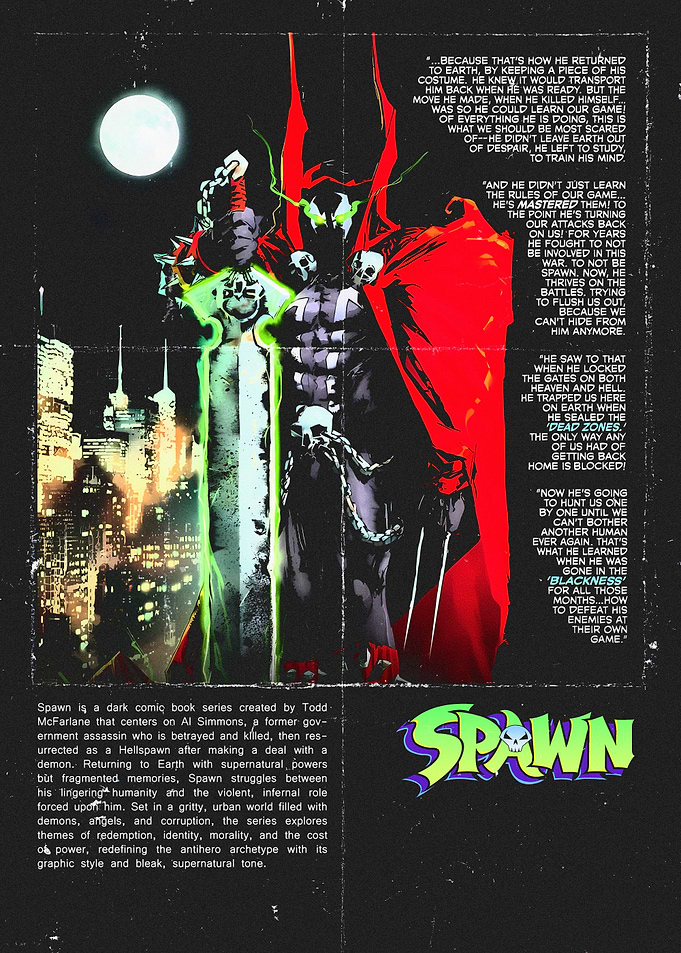 Spawn Comic Book Art