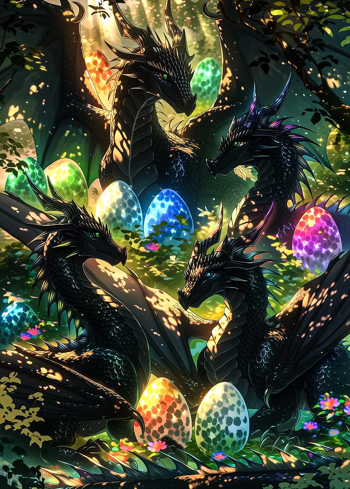Dragon Nest with Magical Eggs