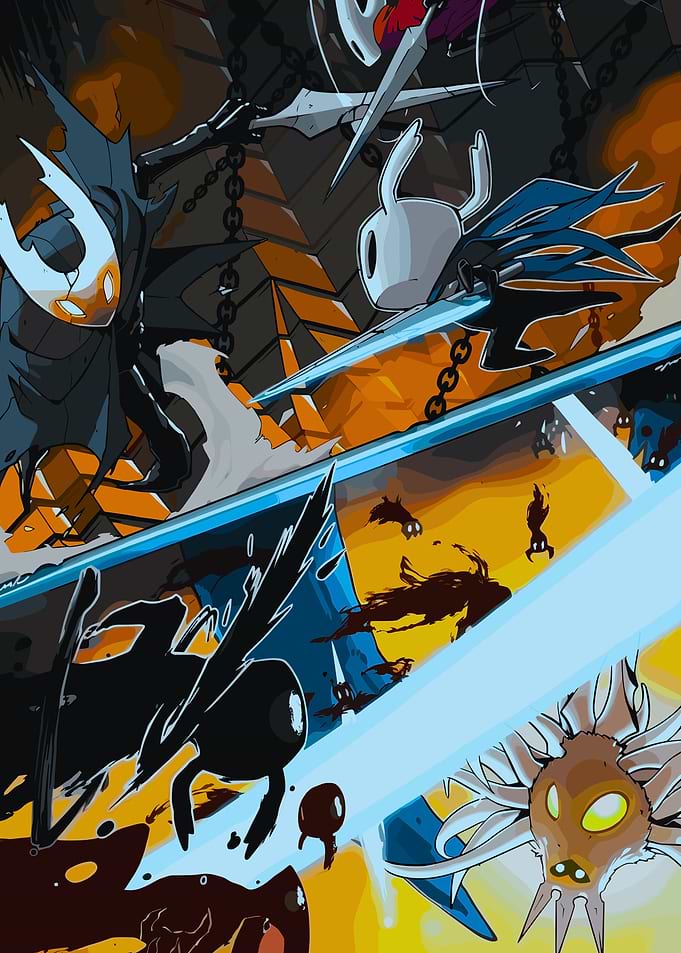 Hollow Knight Characters in Action