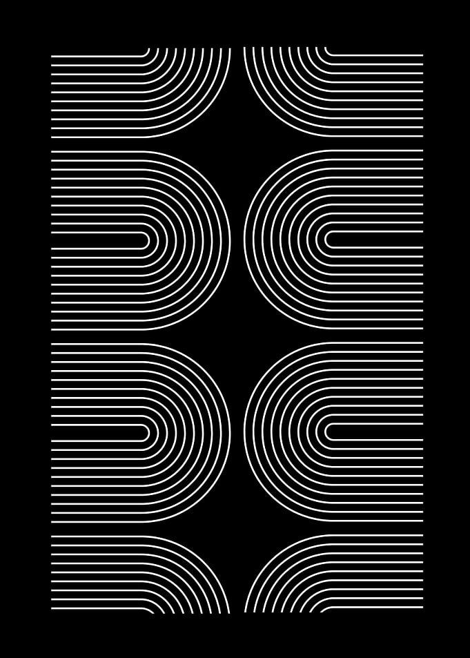 Abstract Geometric Rainbow Pattern