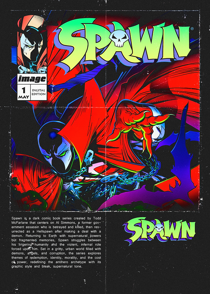 Spawn Comic Book Cover