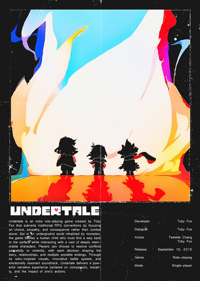 Undertale Game Poster